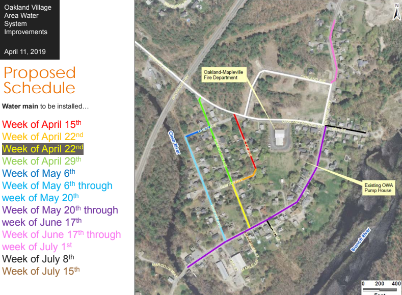 Oakland/Harrisville water project to begin Monday NRI NOW